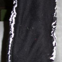 Zebra Striped Rag Quilt Tote - Thumbnail 2