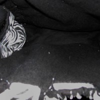 Zebra Striped Rag Quilt Tote - Thumbnail 3