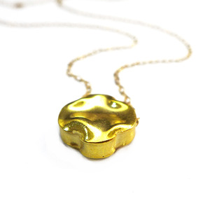 Vermeil Clover Necklace  - Thumbnail 2