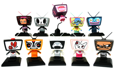 Tv heads artist series - blind box toys
