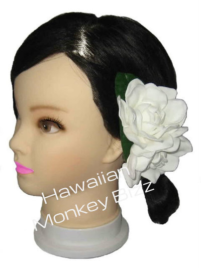 Gorgeous Foam "DOUBLE GARDENIA HAIR CLIP" . . .