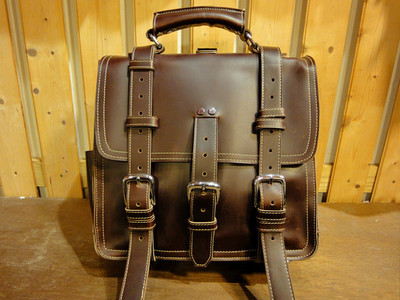 B-Night Leather Messenger
