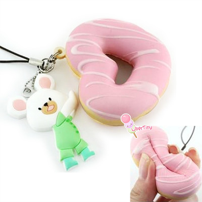 Rare* Bears' School Heart Drizzled Donut (Licensed Bandai)