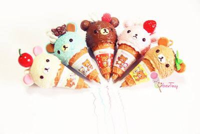 Rilakkuma Icecream Re-ment Pen