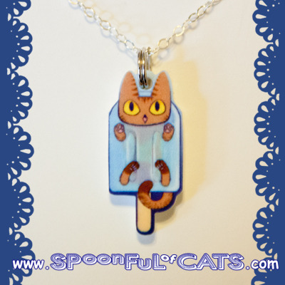 Popsicle Cat necklace