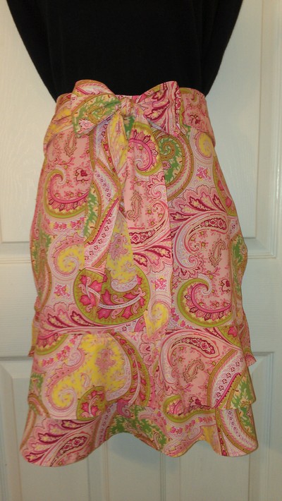 YR Original Apron - Half Pink Paisley