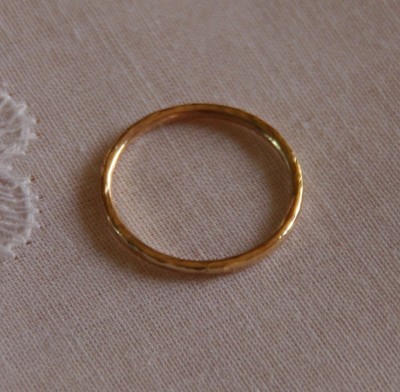 Set of 2 14 goldfilled 16ga stack/stacking/stackable rings/bands - wedding rings, made to order sizes 4.5,6,7,8,9,10