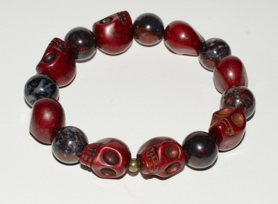 "Crimson Skulls" Men's