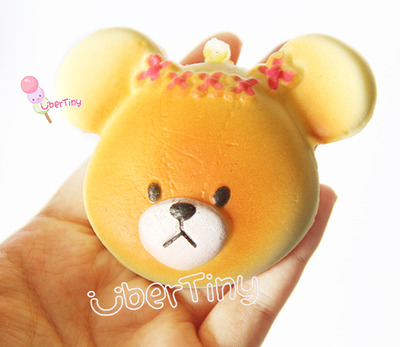 Bears' School Jackie (flower headband) Bread Squishy (scented)