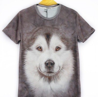 Loyal Shepherd Dog 3D Unisex Lovers Printed T-shirt 4 Sizes