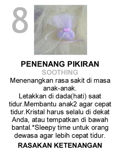 08 PENENANG PIKIRAN SOOTHING CRYSTAL REMEDY