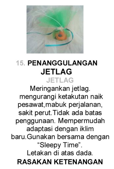 15 PENANGGULANGAN JETLAG JETLAG CRYSTAL REMEDY