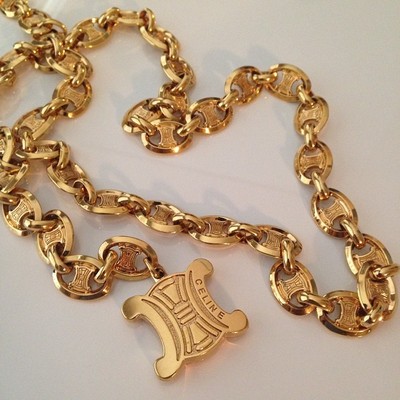 Vintage Celine "Blason" Chain