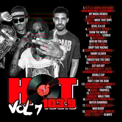 'Hot 103.9 Vol. 7' Rap Hip Hop Mixtape (Mix CD)
