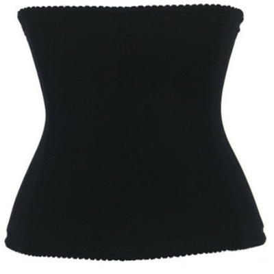 woman corset black lace cotton corset