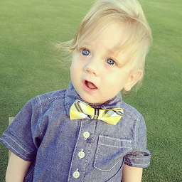 Kid Yellow Bow Tie