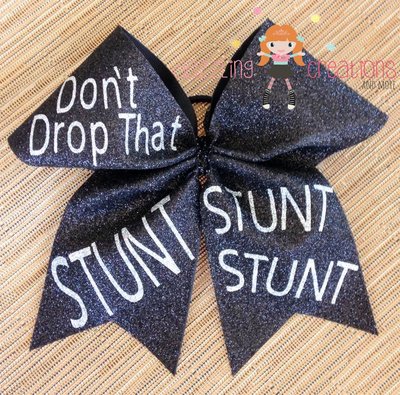 Don't drop that stunt cheer bow