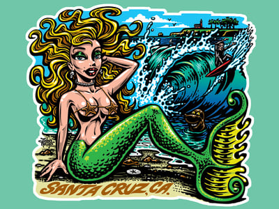 MERMAID Print 18x24 poster