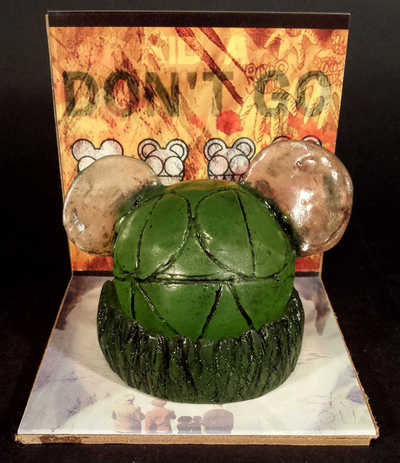 "KID A - DON'T GO" RESIN DESIGNER TOY ART BOOTLEG