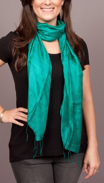 Thai silk scarves - small