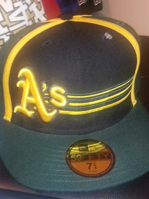 New era oakland a's fitted 7 3/4