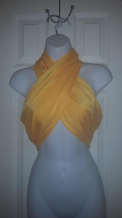 "Twisted" bandeau top