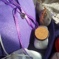 Aromatherapy Personal home spa kit in purple glitter - Thumbnail 1