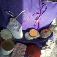 Aromatherapy Personal home spa kit in purple glitter - Thumbnail 2