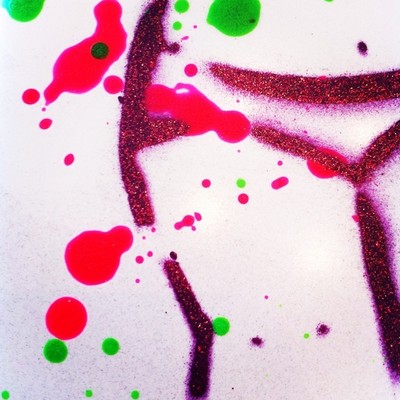 Thunder Thigh Tiles - Purple Glitter