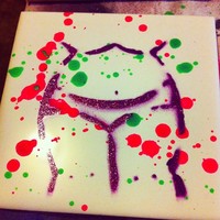 Thunder Thigh Tiles - Purple Glitter - Thumbnail 2