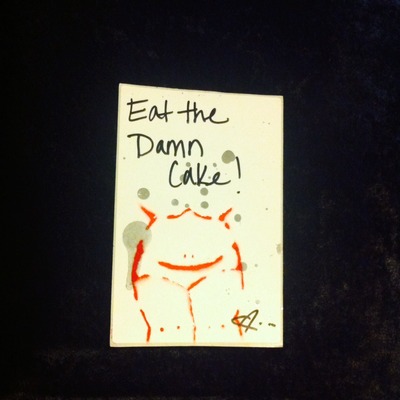 Eat the damn cake stickers - Thumbnail 2