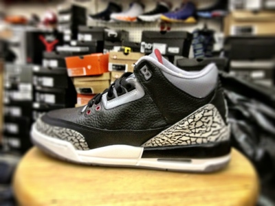 Jordan retro 3 black cement