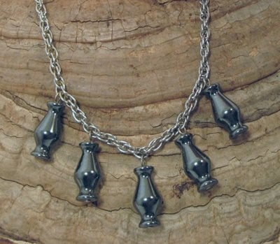 Hematite Circlet Clip - Renaissance SCA LARP