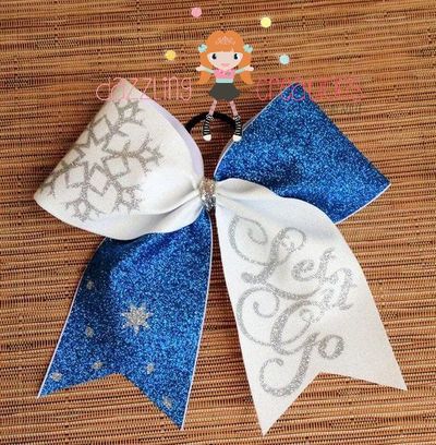 Let it go cheer bow