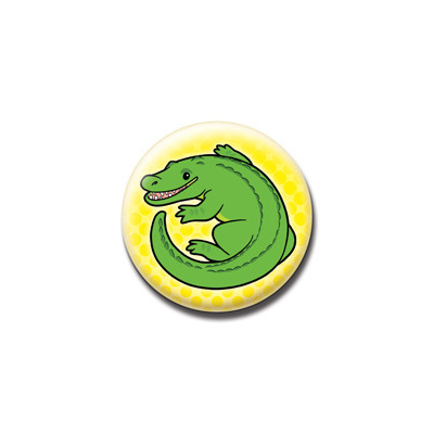 BUTTON / MAGNET : Alligator