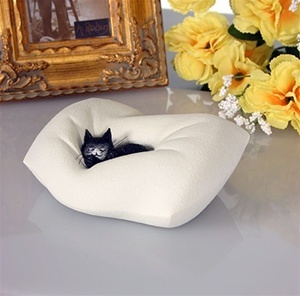 Kitty Sleeping in Fluffy PIllow Statue by Dubout DUB45