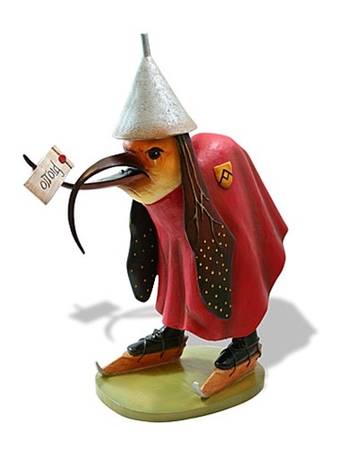 Bird With Letter Statue by Hieronymus Bosch Parastone Collection JB06