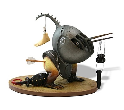 Helmeted Bird Monster by HIeronymusBosch JB11