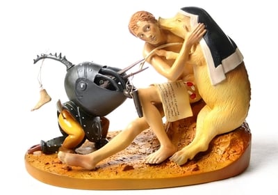 Helmeted Bird Monster Human Sister Swine by Bosch JB22