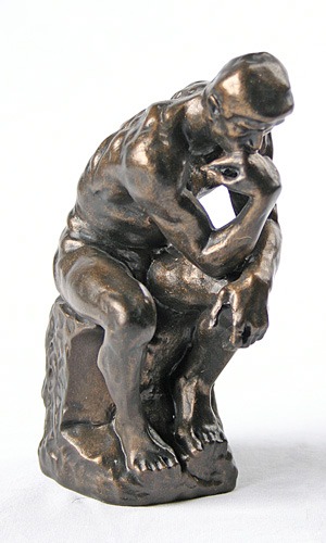 The Thinker Statue of Deep Contemplation by Rodin RO01