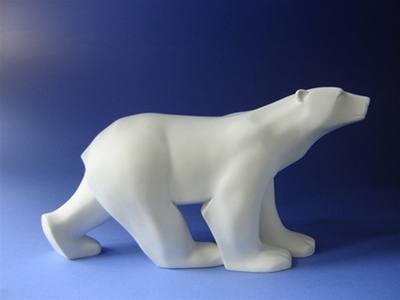 Polar Bear in Stride Ours Blanc by Francois Pompon Large POM11