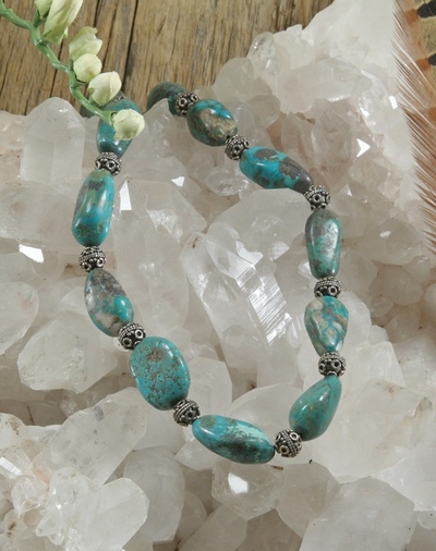 Turquoise Nugget Necklace