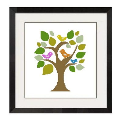 FANTASY TREE CROSS STITCH PATTERN .PDF -477