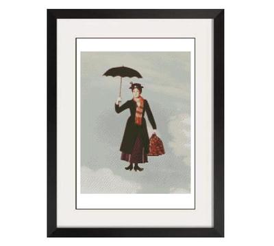ALL STITCHES - MARY POPPINS CROSS STITCH PATTERN .PDF -366