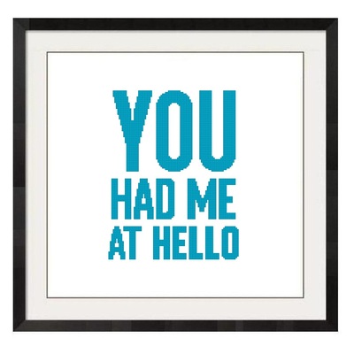 ALL STITCHES - HELLO CROSS STITCH PATTERN .PDF -932