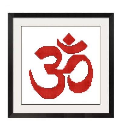 ALL STITCHES - OM SYMBOLS CROSS STITCH PATTERN .PDF -491