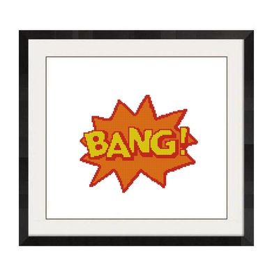 ALL STITCHES - BANG CROSS STITCH PATTERN .PDF -1003