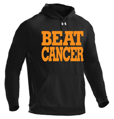 Black/Orange Under Armour® Hoodie