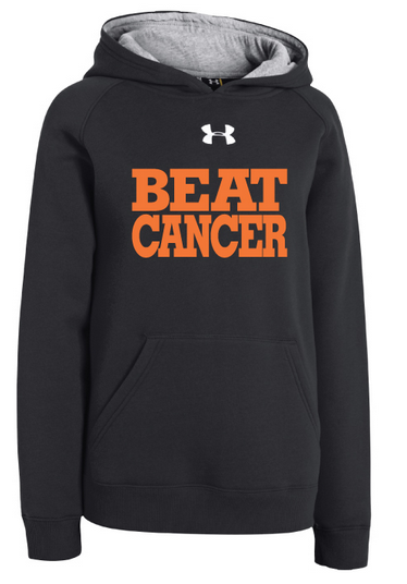 YOUTH Black/Orange Under Armour® Hoodie
