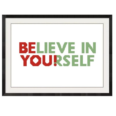 ALL STITCHES - BE YOU CROSS STITCH PATTERN .PDF -775